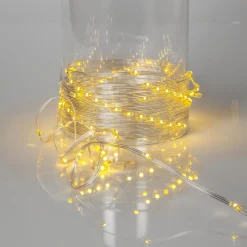 LED-valosarja Star Trading Dew Drop Micro, 15m, vihreä