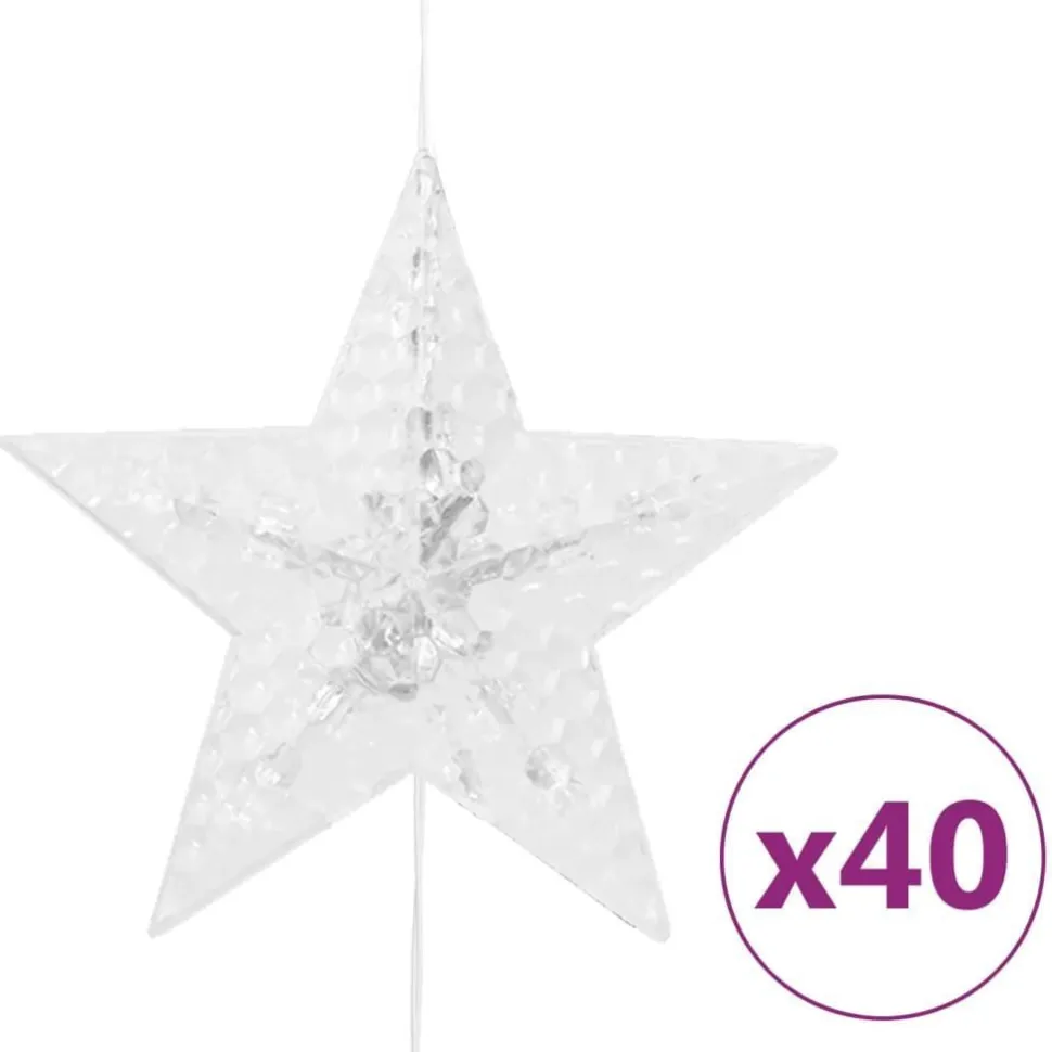 LED-valoverho tähtikeijuvalot 200 LEDiä värikäs