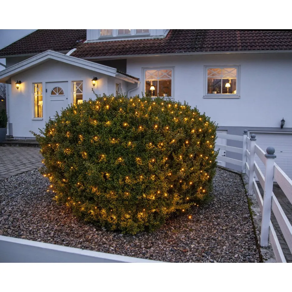 LED-valoverkko Star Trading Golden Warm White 160 valoa 2x2 m