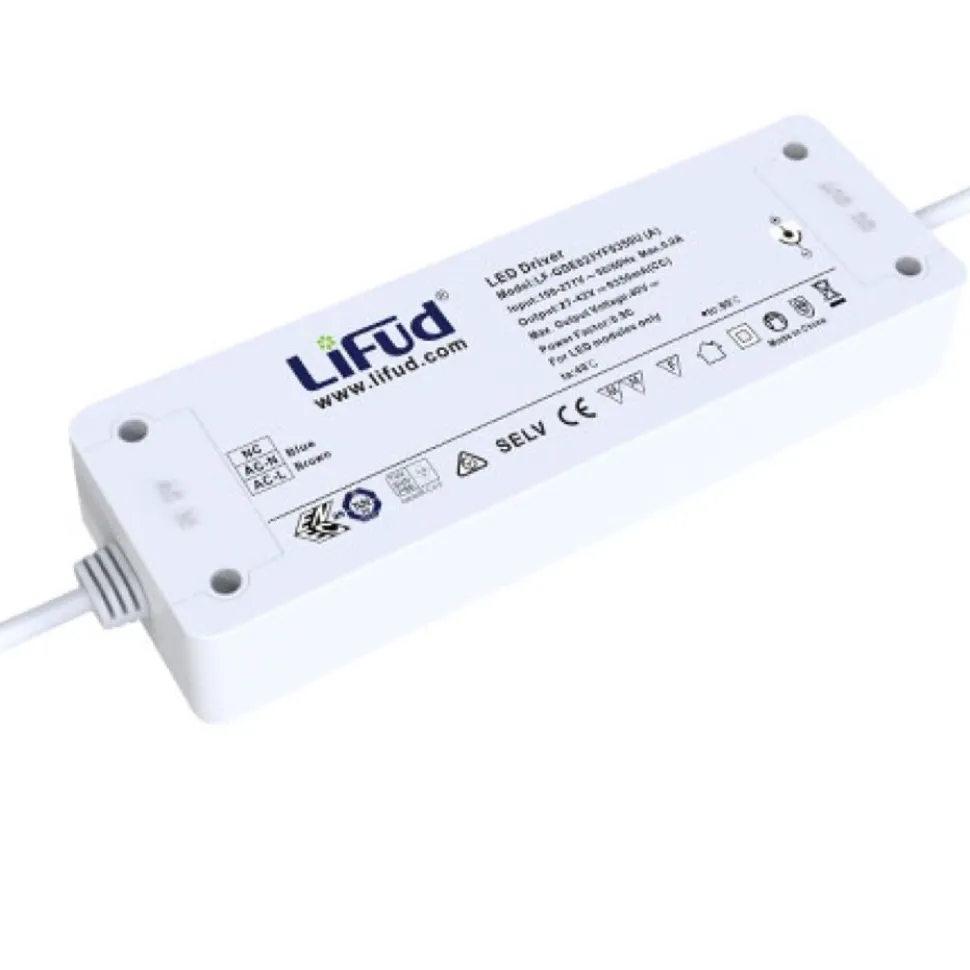 LED-virtalähde FTLIGHT paneeleihin 804040/814040, 40W, 1-10V himmennettävä