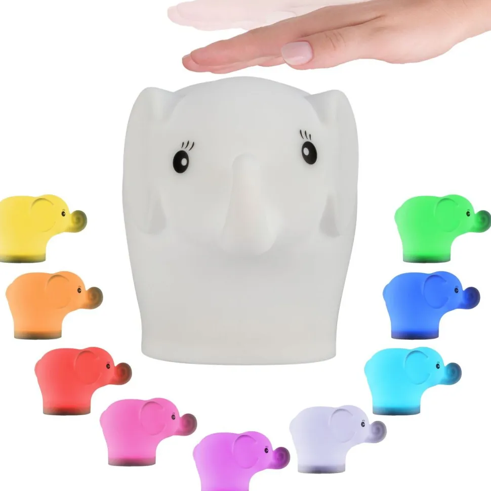 LED-yölamppu Paulmann Pauleen Elephant, RGBW+, valkoinen