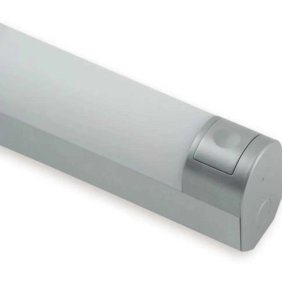 LED-yleisvalaisin Ensto Jono AVR66 IP44 677 mm 10W/830 alumiini pistorasialla
