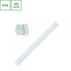 LED-yleisvalaisin Spectrum Aquatica 15W 4000K 150° IP44 kulmikas katkaisimella 596x46x63mm valkoinen
