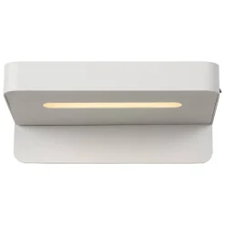 LED-yöpöytävalaisin Lucide Atkin 14x25x11,5cm 5W valkoinen