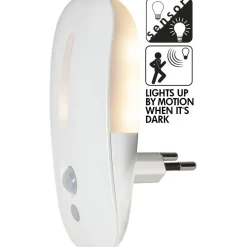 LED-yövalo Star Trading Sensor Nightlight, 2700K, 20lm, valkoinen