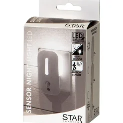 LED-yövalo Star Trading Sensor Nightlight, 2700K, 20lm, valkoinen
