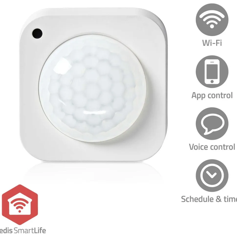 Liike- ja hämärätunnistin Nedis SmartLife Zigbee ZBSM20WT