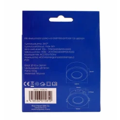 Liiketunnistin sisäkäyttöön LED Energie 35x93x93 mm pinta-/uppoasennus