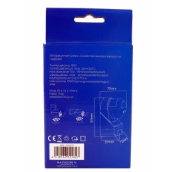Liiketunnistin ulkokäyttöön LED Energie 115x72x75 mm seinä-/kattokiinnitys