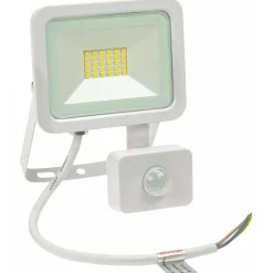 Liiketunnistinvalaisin/valonheitin Spectrum Noctis Lux 2 SMD 20W IP44 3000K 158x121x25mm valkoinen