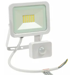 Liiketunnistinvalaisin/valonheitin Spectrum Noctis Lux 2 SMD 20W IP44 3000K 158x121x25mm valkoinen