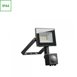 Liiketunnistinvalaisin/valonheitin Spectrum Noctis Lux 4 10W IP44 6000K 94x150x54mm musta