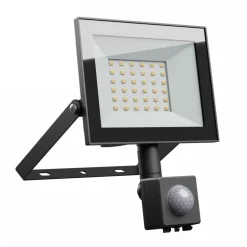 Liiketunnistinvalaisin/valonheitin Spectrum Noctis Lux 4 10W IP44 6000K 94x150x54mm musta