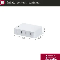 Liitin Paulmann Clever Connect Border, Smart Home Zigbee 3.0, valkoinen