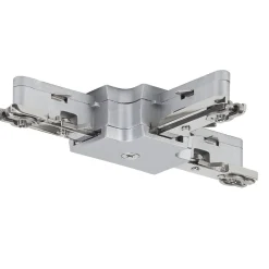 Liitin T-haara URail T-Connector 36x29 mm mattakromi