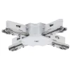 Liitin X-haara URail X-Connector 36x36 mm valkoinen