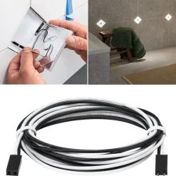 Liitäntäkaapeli Paulmann LumiTiles Square, 0.7m, 12V, musta
