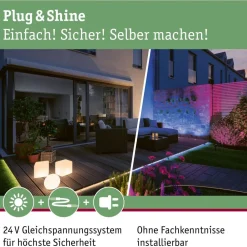 Liitosjohto Paulmann Plug & Shine T-malli 3 valaisimelle IP68