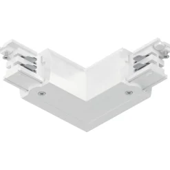 L-liitin Paulmann ProRail3, 101x101mm, ulko, hopea