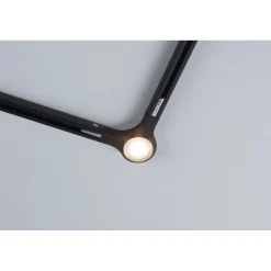 L-liitin Paulmann URail, 123x57mm, 5.3W, valaistu, musta
