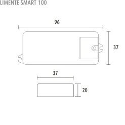 Läsnäolotunnistin Limente Smart 130 valaistuksen ohjain