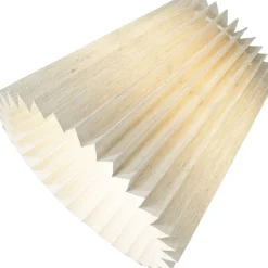 Lukuvalaisimen varjostin Aneta Lighting Liam, E27, laskostettu, vaalea beige