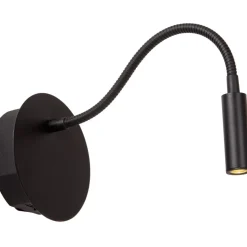 Lukuvalaisin Lucide Jolijn seinään Ø11cm, USB-ladattava, magneettikiinnitys, valkoinen