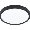 Älykatto-/seinävalaisin Eglo Argolis-Z, LED, Ø28.5cm, ulos, musta