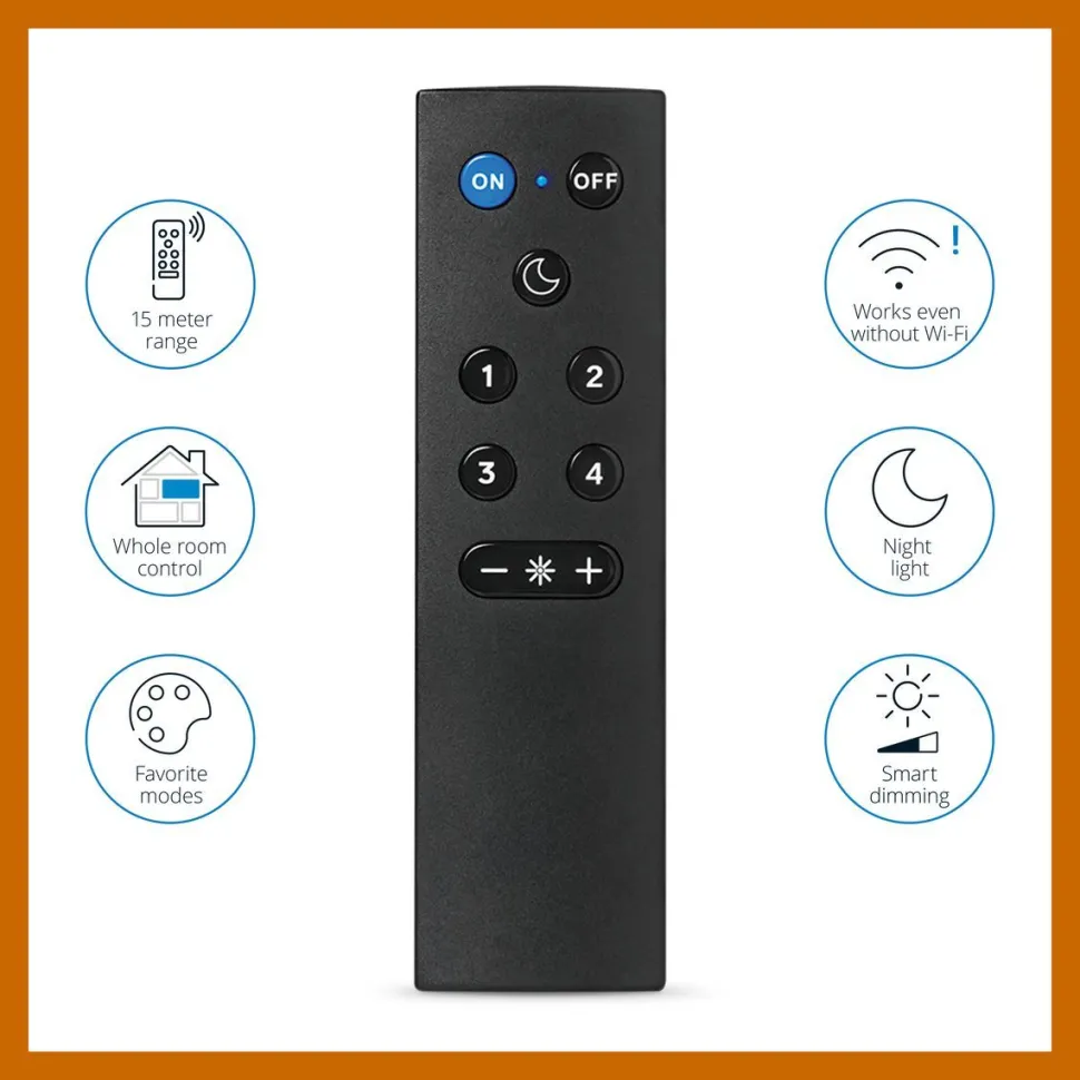 Älylamppu Wiz A60 Full Color Wi-Fi 60W E27 RGB 2kpl + kaukosäädin