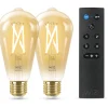 Älylamppu Wiz ST64 Tunable White Wi-Fi 50W meripihka 2kpl + kaukosäädin