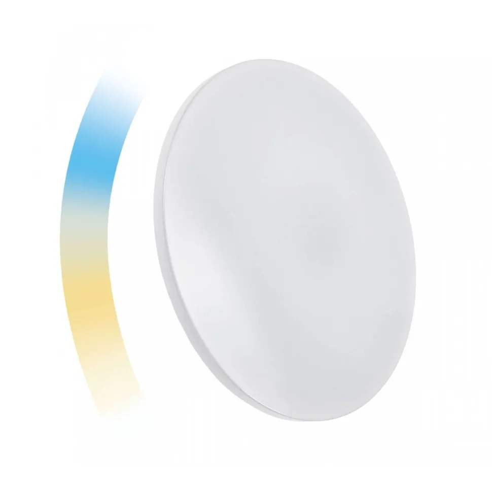 Älyplafondi Spectrum Smart Nymphea Ø488x70mm 36W CCT+DIM WI-FI 2700-6500K valkoinen