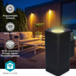 Älyseinävalaisin Nedis BTLOW05RGBW Smartlife Bluetooth musta