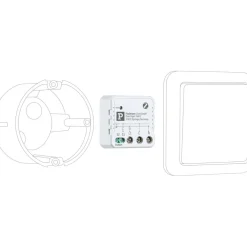 Älyvalaistusohjain Paulmann Smart Home Zigbee 3.0, uppoasennettava, On/Off