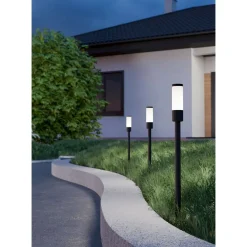 Maapiikkivalaisinsetti Eglo Zancaro, 3xLED, IP44, 3000K, musta/valkoinen, 3kpl/pkt