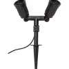 Maapiikkivalaisin Star Trading Outdoor Spotlight 270x220x75 mm 2-osainen musta