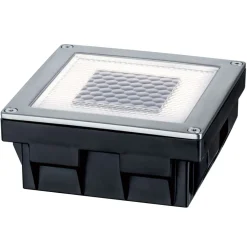 Maaspotti Paulmann Special Solar Cube LED aurinkokennolla 100x100mm teräs