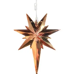 Metallitähti Star Trading Betlehem, 35cm, kupari