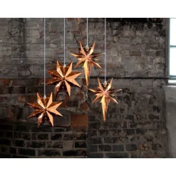 Metallitähti Star Trading Betlehem, 35cm, kupari