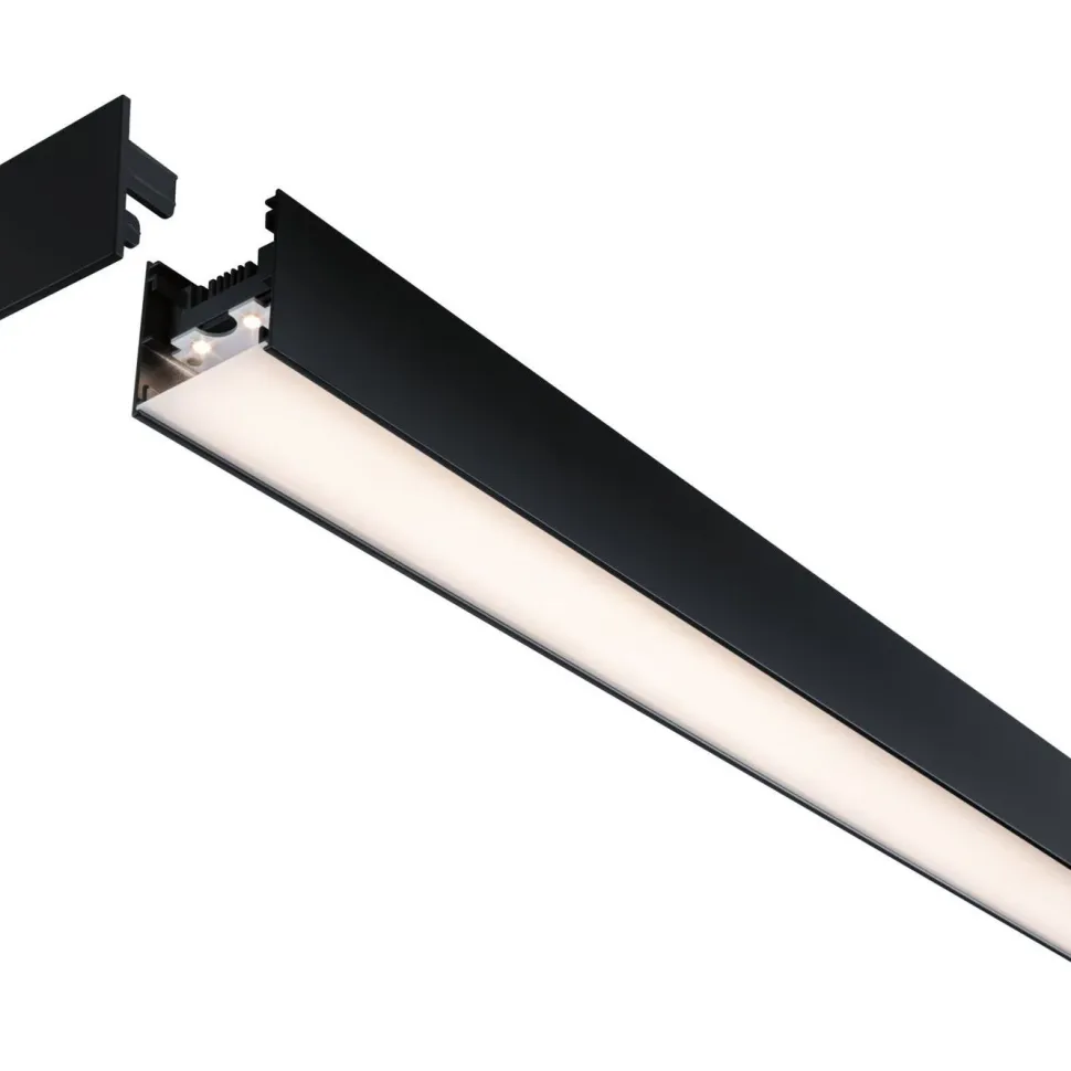 Modulaarinen LED-profiilivalaisin Linion Power Channel syöttävä Zigbee 230/24V 150VA 1m mattakromi