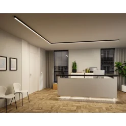 Modulaarinen LED-profiilivalaisin Linion Power Channel syöttävä Zigbee 230/24V 150VA 1m mattakromi
