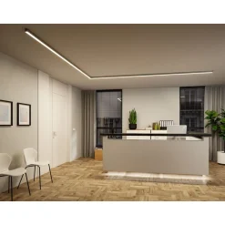 Modulaarinen LED-profiilivalaisin Paulmann Linion Light Channel Zigbee 0.5m 24V 8.5W 3000K mattakromi