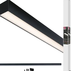Modulaarinen LED-profiilivalaisin Paulmann Linion Light Channel Zigbee 0.5m 24V 8.5W 3000K mattakromi