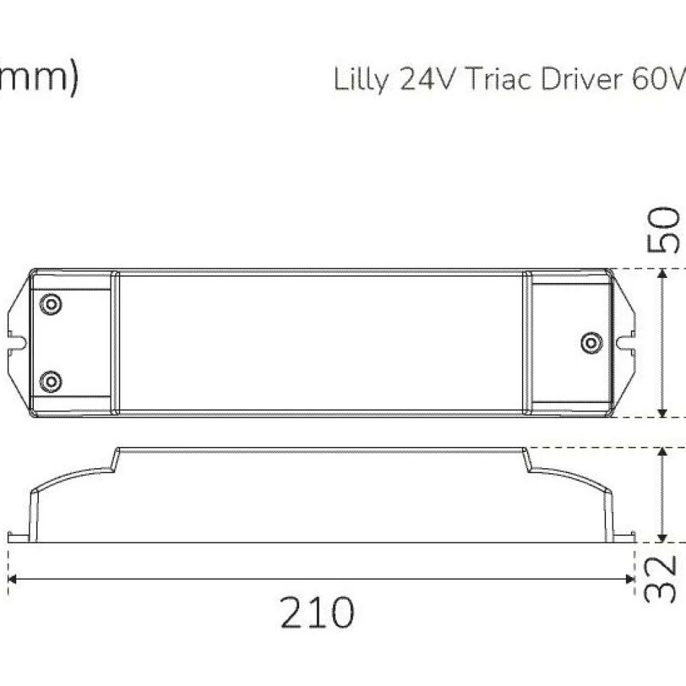 Muuntaja Llitt Lilly 24V, Triac, 0-60W