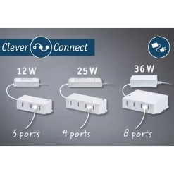 Muuntaja Paulmann Clever Connect, 230/12V, 12VA, valkoinen