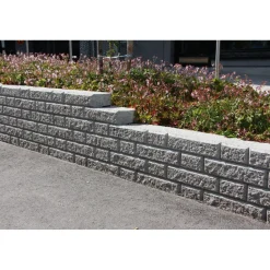 Muurivalaisin Rudus Aitakivi lipalla 160x185x96 mm tummanharmaa