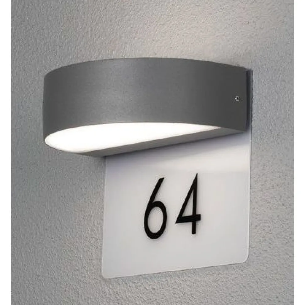 Numerovalaisin Konstsmide Monza 7855-370, 2x4.5W, IP54, 6x21x13cm, antrasiitti