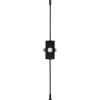 Ohjain liiketunnistimella Paulmann Park + Light, IP44, max.24W, musta