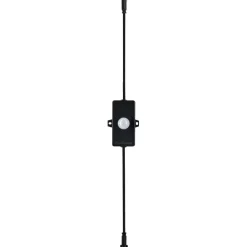 Ohjain liiketunnistimella Paulmann Park + Light, IP44, max.24W, musta