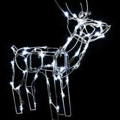 3-osainen Poro jouluvalokoriste, 229 LED-valoa