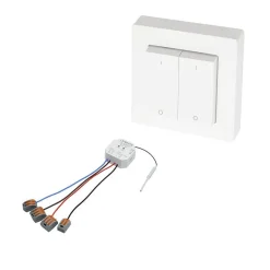 2-osainen säädin- ja himmenninsetti Limente Smart 597 Greenline max. 80W 240V valkoinen